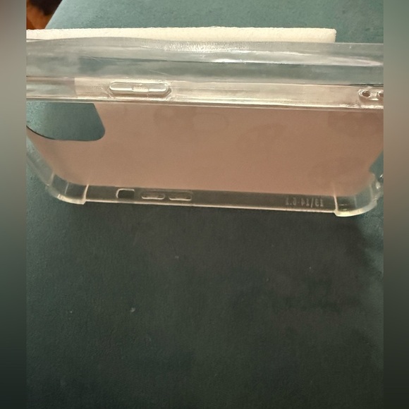 iPhone 14 Mushroom Pattern Phone Case - Black and White - Picture 3 of 5